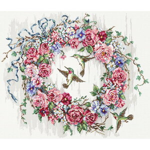 ڗAhJI A hJLbg LETISTITCH Hummingbird Wreath n~Oo[hm[X | LETI 990 ͂ǂ t[[X KN o