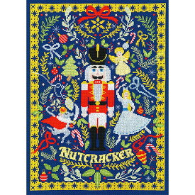 輸入刺繍キット Bothy Threads XX17 The Christmas Nutcracker クリスマス くるみ割り人形 | 刺繍キット クロスステッチ キット ナッツクラッカー 兵隊人形 クララ 金平糖