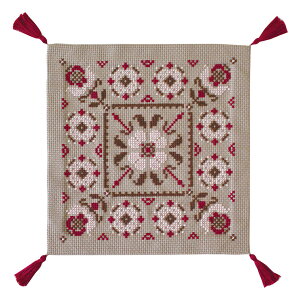 IpX tH[NA p^[Y 9098 [Yt[ NXEXeb`Lbg | hJLbg vCX}bg 21.5×21.5cm k hイ Folklore Patterns Rose Frame Lbg