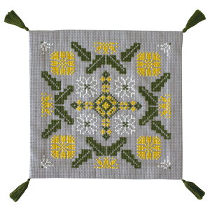 ǂǂՁ IpX tH[NA p^[Y 9100 ^||NX NXEXeb`Lbg | hJLbg vCX}bg 21.5×21.5cm k hイ Folklore Patterns Tanpopo Cross Lbg