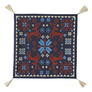 IpX tH[NA p^[Y 9101 mfBbNXNGA NXEXeb`Lbg | hJLbg vCX}bg 21.5×21.5cm k hイ Folklore Patterns Nordic Square Lbg