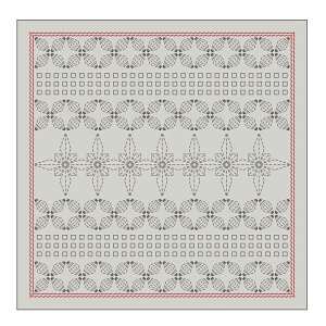 IpX hqzpbN Ԃӂ La Bouquetiere |Z`A H-1104 iPale Grayj | hq̉Ԃӂ z NX}X Poinsettia  ӂz y[O[ hJ