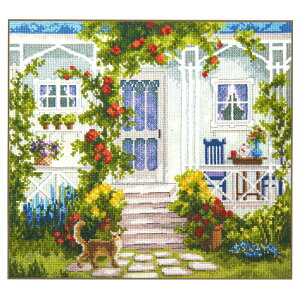 ڗAhJI ALbg `ri Momentos Magicos M-518 Counted cross stitch kit Terrace | i NXXeb`Lbg  eX  t[ AhJ Ahイ