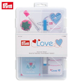 Prym プリム エルゴノミクス 刺しゅう道具 スターターセット 651224 | 刺繍 道具 セット 初心者 ハサミ チャコペン 刺しゅう 刺繍枠 刺しゅう枠