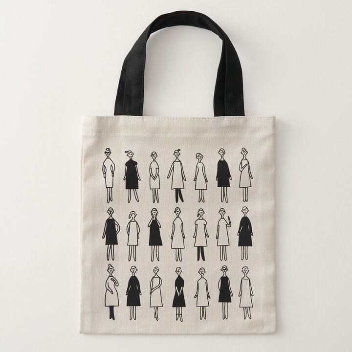 楽天市場】100ネエサン 刺繍縫製済みミニトート 542203 ペールグレー 