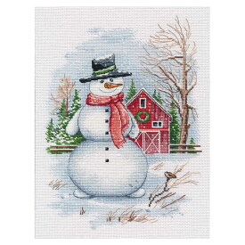 刺繍 輸入キット Oben Mister "S" 1569 | クリスマス スノーマン 雪 オーベン オーブン