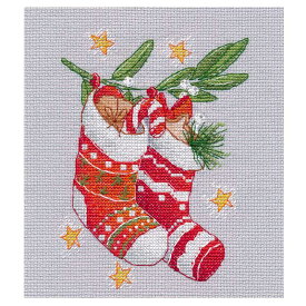 刺繍 輸入キット Oben New Years boots 1648 | クリスマス ス クリスマスブーツ プレゼント オーベン オーブン