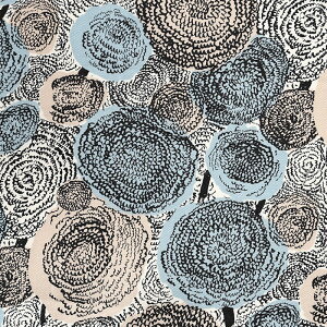 kippis ベルベットの花 オックス 50cm カットクロス|生地 布 布地 はぎれ カット布 カットクロス コットン100% 北欧テイスト 北欧風 北欧調 おしゃれ かわいい 普通地 丈夫 サメッティクッカ