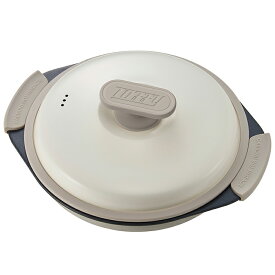 Toffy トフィー 電子レンジ用グリルパン | 浅型 21cm 電子レンジ調理 レンジ調理器具 電子レンジ調理器具 焼き魚 焼肉 目玉焼き 焼く 時短 ほったらかし料理 火を使わない料理 フッ素樹脂加工 便利 おすすめ 人気 母の日 プレゼント 結婚祝 引越祝 誕生日