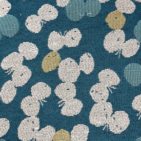 NINA ゴブラン風ジャガード フェアーリル 50cm単位 | 切売り 切り売り 生地 布 布地 蝶柄 ジャカード NINA ゴブラン風ジャガード 厚地 北欧風 北欧調 北欧テイスト かわいい 蝶柄 ちょうちょ