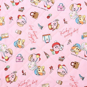 星のカービィ サニーデイ オックスキルト 50cm単位 | 切売り 切り売り 生地 布 布地 キャラクター カービー ゲーム キルティング キルティング生地 サニーディ 入園 入学 新学期 グッズ 女の子