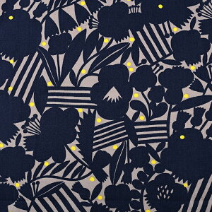 kippis ガーデンパーティー オックス 50cm カットクロス | 生地 布 布地 はぎれ カット布 コットン100% 北欧テイスト 北欧風 北欧調 プータルハユフラ 普通地 丈夫 おしゃれ かわいい キッピス