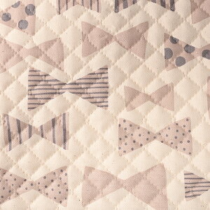 Linnea Basic ナチュラルガール リボン オックスキルト 50cm カットクロス | 生地 布 布地 はぎれ カット布 厚手 丈夫 かわいい 北欧風 北欧調 北欧テイスト 入園 入学 女の子 男の子 キルティング