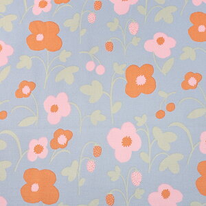 kippis Marjatta マルヤッタ オックス 50cm カットクロス | 生地 布 布地 はぎれ カット布 コットン100% 北欧テイスト 北欧風 北欧調 キッピス 普通地 丈夫 おしゃれ かわいい 花柄 フラワー柄 ベリ