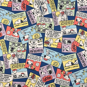 ピーナッツ スヌーピー シックコミック ポリエステルオックス 50cm単位 | 切売り 切り売り 生地 布 布地 丈夫 SNOOPY キャラクター かわいい かっこいい 入園 入学 新学期 通園 通学 グッズ 女の