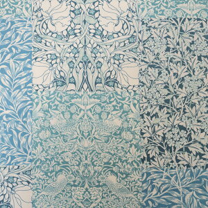 V&A Fabric Collection Morris Collage �u���[�h 50cm�P�� | �ؔ��� �؂蔄�� ���n �z �z�n �R�b�g��100�� ������� �ԕ� �t�����[�� �A���� �C�M���X �����h�� �E�B���A�������X �p�� ���B�N�g���A&�A���o