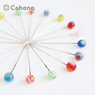 Cohana とんぼ玉の待針 | Cohana 待ち針 ギフト 手芸 針 待針 道具 ガラス 工芸 上質 ハンドメイド プレ…