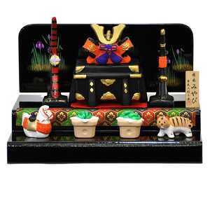 【五月人形】兜飾り二段セット!【D404】【新作】【秀光】【限定品】【楽ギフ_のし】【楽ギフ_のし宛書】