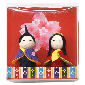 節句 雛人形 ひな人形 ミニ雛 脇飾り お祝い コンパクト E052 ケース入り雛台花びらおぼこ雛 楽ギフ_のし