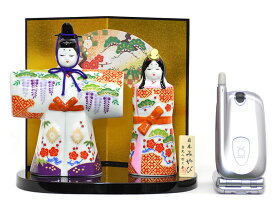 雛人形 ひな人形 お雛様 おひなさま コンパクト ミニ 名前旗 初節句 かわいい ひなまつり 雛祭り 送料無料 リボン 女の子 2020年 新作 秀光 限定品 買得 お得 人気 E202