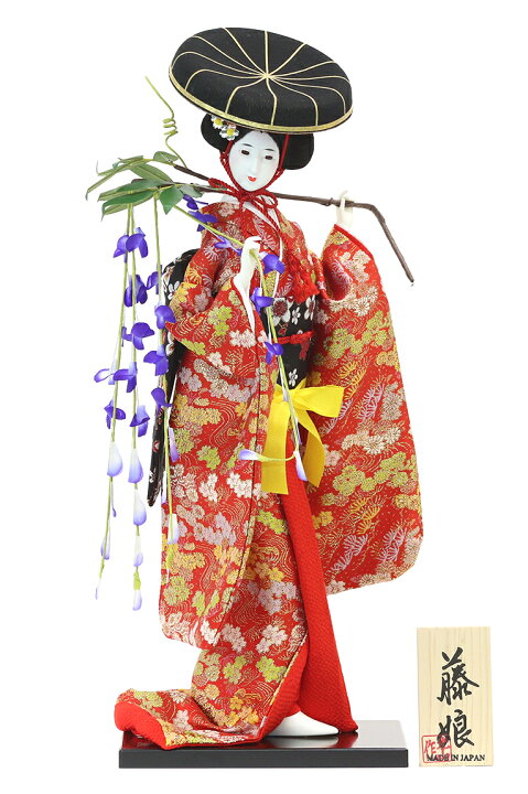 楽天市場】【日本人形】【J019】日本人形10号【藤娘】【新作】【秀光 