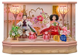 選べる 雛人形 ひな人形 お雛様 おひなさま コンパクト ミニ 初節句 かわいい ひなまつり 雛祭り 送料無料 親王 ケース アクリル 二人 2人 高級 新作 秀光 限定品 買得 お得 人気 P89306