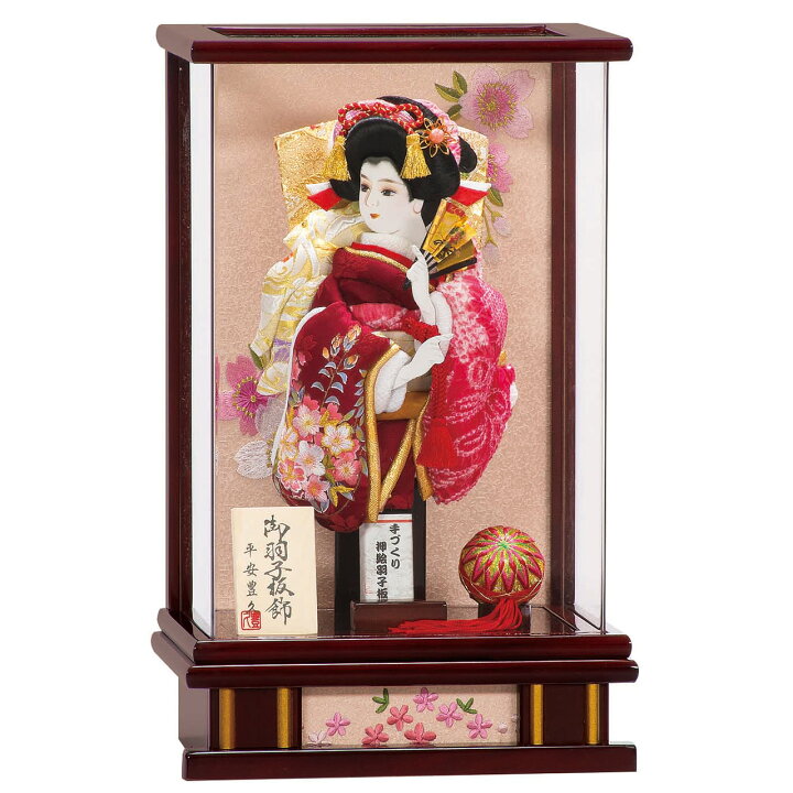楽天市場】春めいた桜刺繍の豪華な押絵羽子板アクリルケース飾り 
