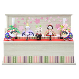 雛人形 ひな人形 お雛様 おひなさま かわいい 手作り 2025年 新作 秀光 限定品 送料無料 コンパクト ミニ 小さい 初節句 ひな祭り 狛犬 木目込 収納 二人 2人 親王 平飾り 男雛 女雛 買得 お得 人気 ランキング