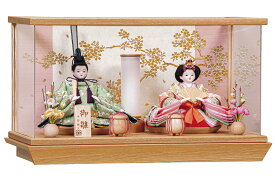 雛人形 ひな人形 お雛様 おひなさま かわいい 手作り 新作 秀光 限定品 送料無料 コンパクト ミニ 初節句 ひな祭り 二人 2人 親王 ケース 白木 男雛 女雛 買得 お得 人気 ランキング P83317