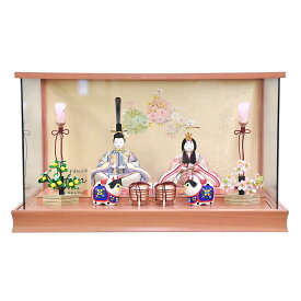 雛人形 ひな人形 お雛様 おひなさま かわいい 手作り 新作 秀光 限定品 送料無料 コンパクト ミニ 初節句 ひな祭り 木目込 一秀 二人 2人 ケース 親王 ピンク 男雛 女雛 狛犬 こま犬 買得 お得 人気 ランキング P83425