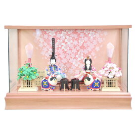 雛人形 ひな人形 お雛様 おひなさま かわいい 手作り 新作 送料無料 コンパクト ミニ 初節句 ひな祭り 木目込 一秀 二人 2人 ケース ピンク 男雛 女雛 狛犬 こま犬 買得 お得 人気 ランキング P83424