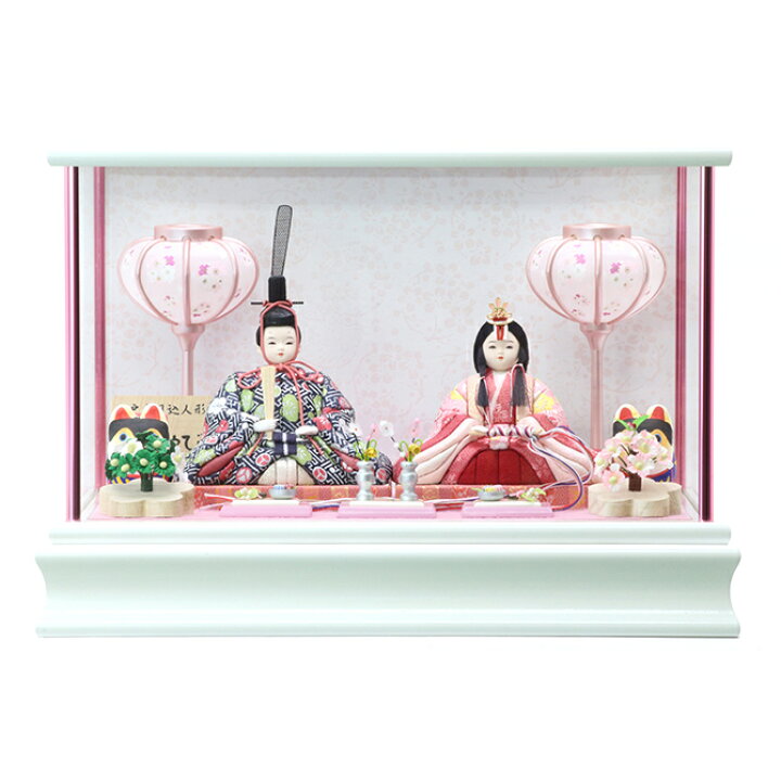 楽天市場 雛人形 ひな人形 お雛様 おひなさま かわいい 手作り 22年 新作 秀光 限定品 送料無料 コンパクト ミニ 初節句 ひな祭り 木目込 一秀 二人 2人 親王 平飾り 男雛 女雛 買得 お得 人気 ランキング P401 秀光人形工房