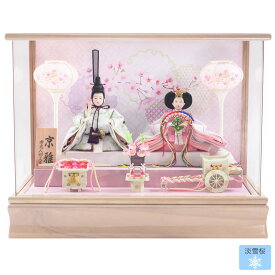 雛人形 ひな人形 お雛様 おひなさま おしゃれ 選べる コンパクト ミニ 初節句 かわいい ひなまつり 雛祭り 送料無料 ケース飾り 二人 2人 新作 秀光 限定品 買得 お得 人気 ランキング P86302