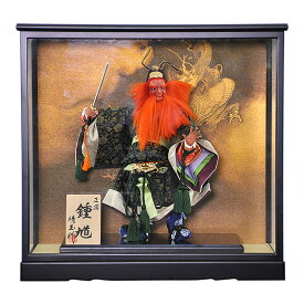 五月人形 5月人形 2025年 手作り 初節句 送料無料 コンパクト ミニ ケース 鍾馗 舞踊人形 新作 秀光 限定品 目玉商品 カッコイイ 買得 お得 人気 ランキング P90301