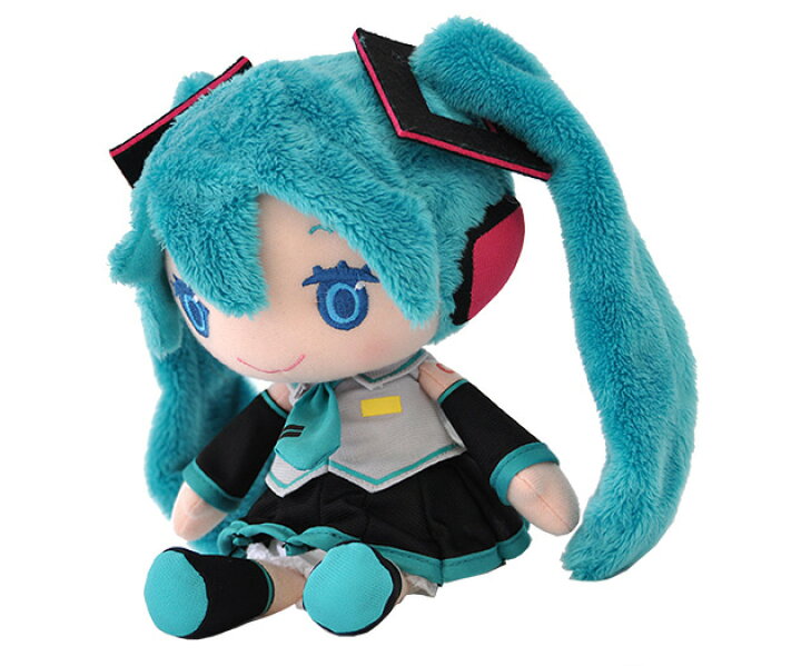 楽天市場 N1 ぬいぐるみ 初音ミク いつも一緒にいられちゃう バーチャルアイドル 初音ミク のキュートなぬいぐるみ 秀光人形工房