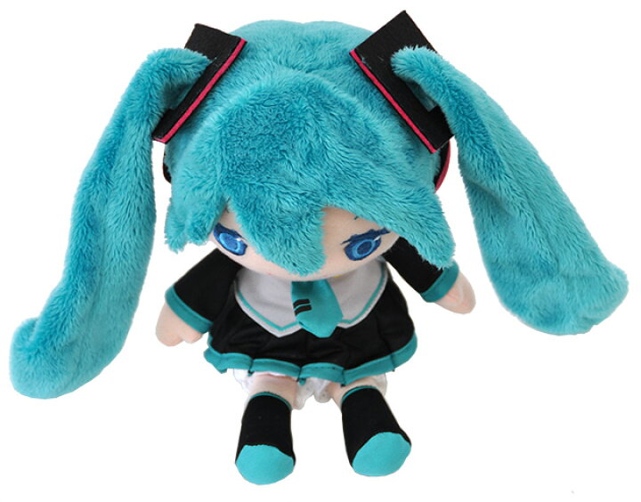 楽天市場 N1 ぬいぐるみ 初音ミク いつも一緒にいられちゃう バーチャルアイドル 初音ミク のキュートなぬいぐるみ 秀光人形工房