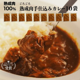 カレー 新商品 熟成肉 100％ 200g 10パック 総重量2kg 黒毛和牛 ハラミ 熟成肉 ギフト bbq こだわりカレー