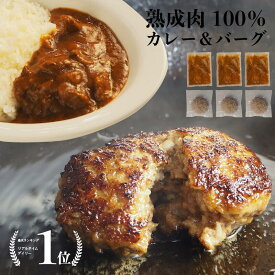 熟成肉 ハンバーグ カレー 合計6パック 本熟 100％ 黒毛和牛 ギフト bbq 熨斗 六本木旬熟成 公式