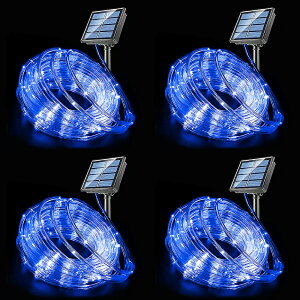 イルミネーション チューブライト 屋外 屋内 ツリー ソーラー 10m 20m 100LED 200LED 8パターン点灯 防水 チューブ式 飾り付け 室外 電飾 装飾 照明 玄関 カーポート ベランダ ガーデンライト 庭 芝
