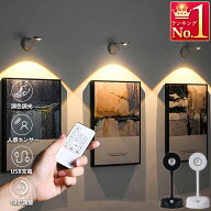 人感センサーライト ピクチャーライト LED USB充電式 ナイトライト ライトアップ スポットライト 非常灯 …