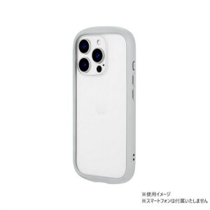 iPhone16 Pro�@Cleary�@�ϏՌ��n�C�u���b�h�P�[�X�@���C�g�O���[�@LN-IP24PLCLGY�y���������z ���[���֑Ή����i