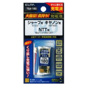 ELPA(�G���p)�@��e�ʒ������[�d�r�@TSA-180�@1833300�y���������z ���[���֑Ή����i