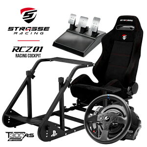 STRASSE RCZ01+T300RS GT Edition 2�_�Z�b�g �n���R�� �X���X�g�}�X�^�[ Thrustmaster �n���h���R���g���[���[�ƃ��[�V���O�R�b�N�s�b�g�̃Z�b�g [�������K�i]