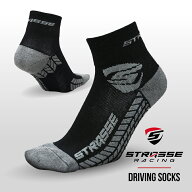 STRASSE ドライビングソックス レーシングソックス 靴下 レースゲーム グリップ パイル メンズ ユニセッ…