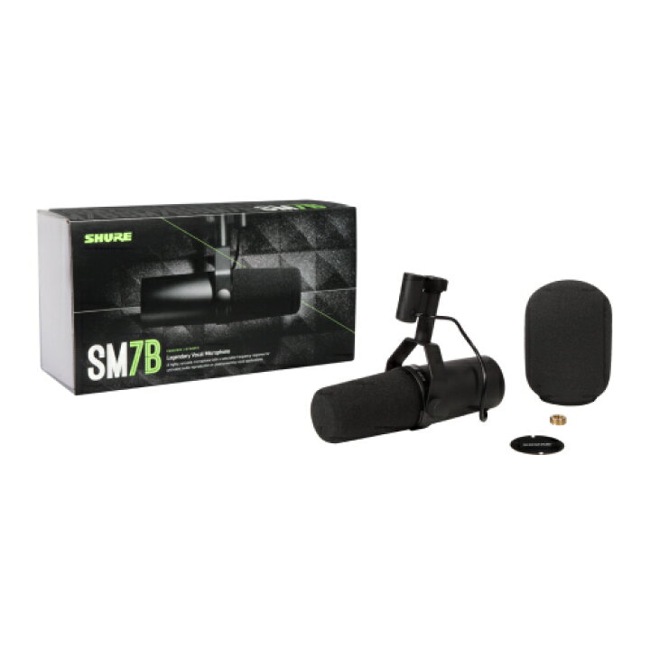 楽天市場】SHURE SM7B ダイナミックマイク : 単一指向性 