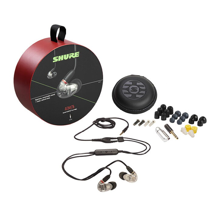 楽天市場】SHURE AONIC 5 高遮音性イヤホン マイク・リモコン UNI 