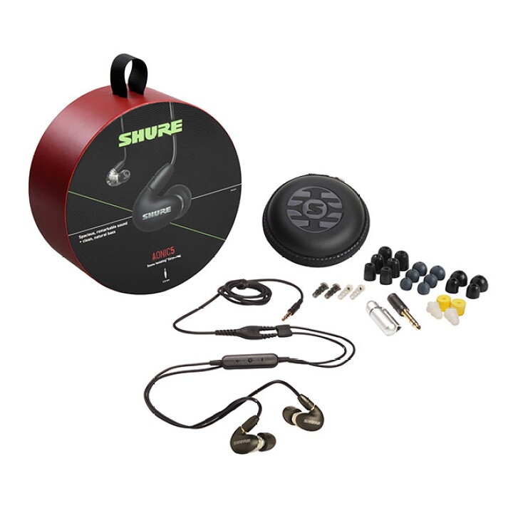 楽天市場】【10%OFFクーポン配布中】SHURE AONIC 5 高遮音性イヤホン 