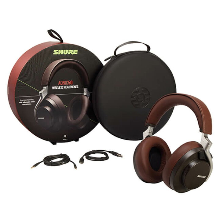 楽天市場】SHURE AONIC 50 ワイヤレス・ノイズキャンセリング 