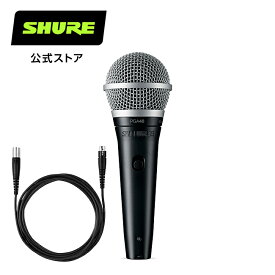SHURE ボーカルマイクロホン PGA48-QTR-J / PGA48-XLR-J マイク 録音　ライブ / レコーディング プロ仕様 シュア【国内正規品/メーカー保証2年】