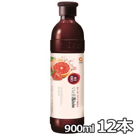 【送料無料】紅酢 いちご＆グレープフルーツ 900ml 12本